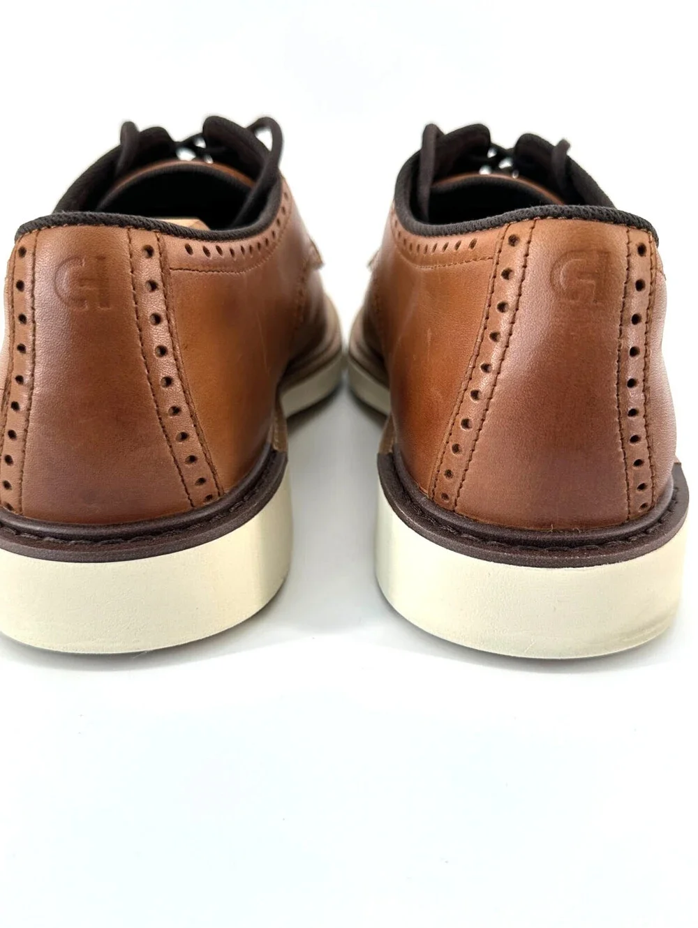 Men's Cole Haan Original Grand 360 C34125 Tan Leather Brogue Oxford Shoes 10M